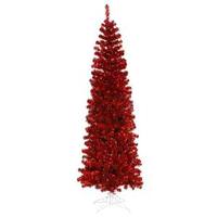 Vickerman 9' x 44" Red Pencil Tree with 550 Red Lights