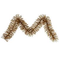 Vickerman 9' Artificial Antique Gold Garland with 70 Warm White LED Lights