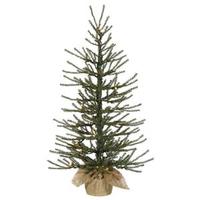 Vickerman 2' Artificial Angel Pine Tree w/Burlap Base 35 Clear Lights