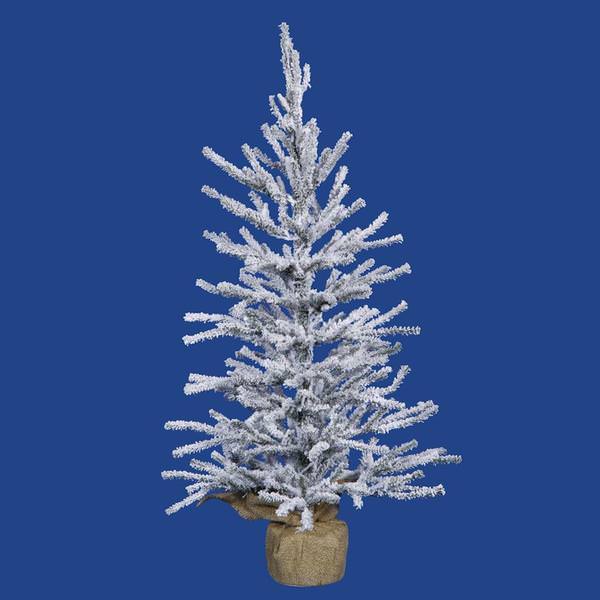 30" x 16" Artificial Flocked Angel Pine