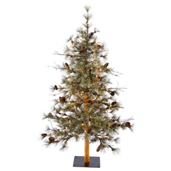 4' Artificial Dakota Alpine Tree with 70 Clear Lights