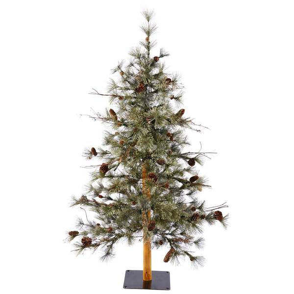 5' Artificial Dakota Alpine Tree with Pine Cones