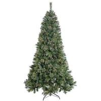 Vickerman 9' x 60" Artificial Butte Mixed Pine Tree with 800 Warm White LED Lights