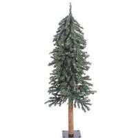 Vickerman 4' x 25.5" Artificial Natural Bark Alpine Tree