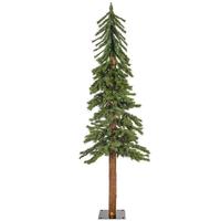 Vickerman 5' x 25" Artificial Natural Bark Alpine Tree