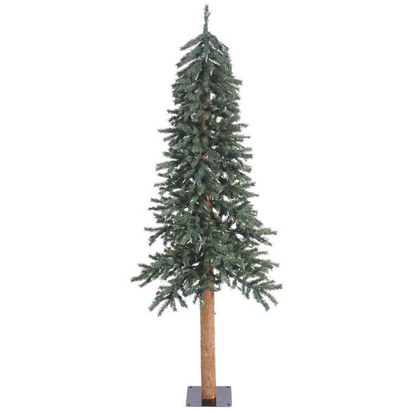 6' x 33" Artificial Natural Bark Alpine Tree
