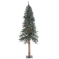 Vickerman 5' x 27" Artificial Alpine Pine Tree with 150 Warm White LED Lights