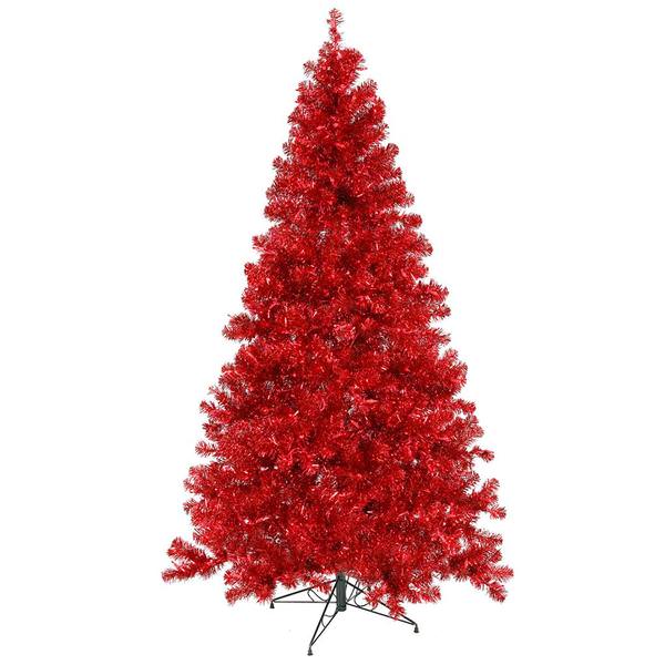 9' x 58" Red Tree with 700 Red LED Lights