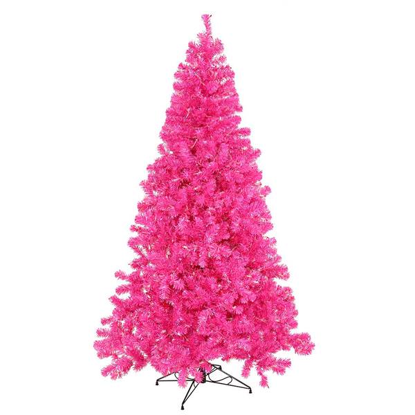 8' x 53" Hot Pink Tree with 600 Pink Lights