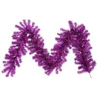 Vickerman 9' Purple Artificial Garland with 70 Purple Lights