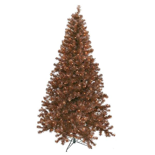 5' x 36" Mocha Tree with 200 Clear Lights