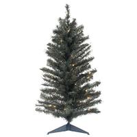 Vickerman 3' Artificial Canadian Pine 35 Clear Lights