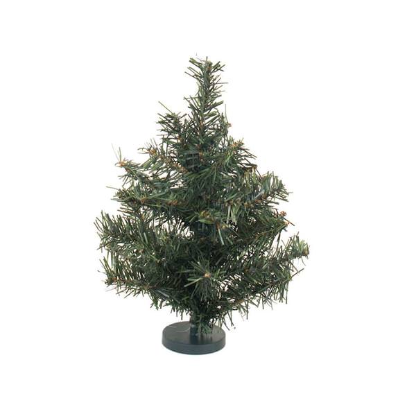 1' Artificial Canadian Pine Tree with Plastic Base