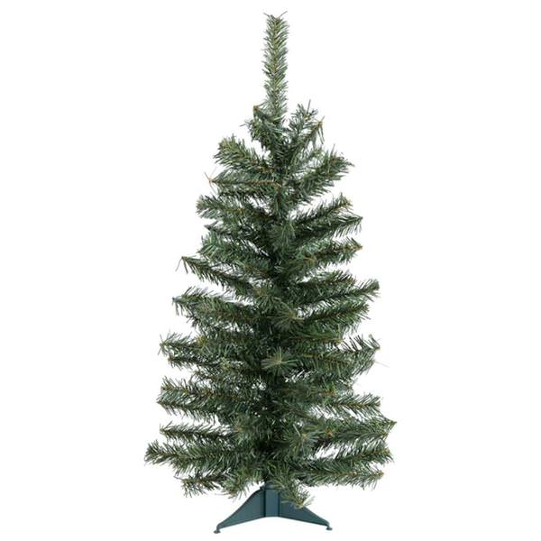 30" Artificial Canadian Pine Tree with Plastic Base