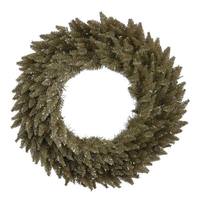 Vickerman 30" Artificial Antique Champagne Fir Wreath
