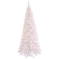 Vickerman 4.5' x 24" White Tree with 200 Warm White LED Lights