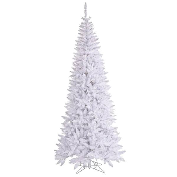 7.5' x 40" White Slim Fir Tree