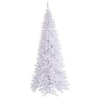 Vickerman 9' x 46" White Slim Fir Tree