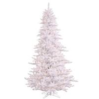 Vickerman 4.5' x 34" White Fir tree with 250 Clear Lights