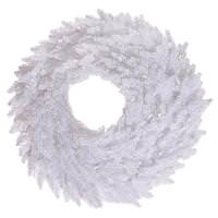 View 30" Artificial White Fir Wreath