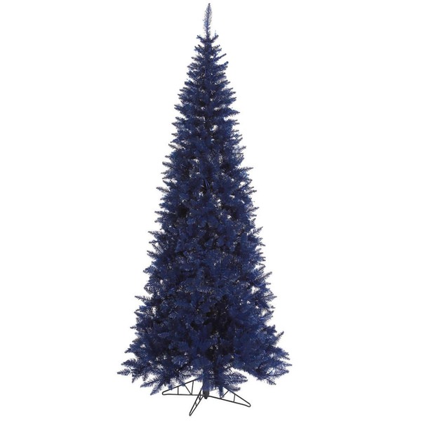 4.5' x 24" Navy Blue Slim Fir Tree