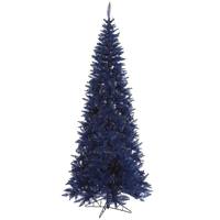 Vickerman 4.5' x 24" Navy Blue Slim Fir Tree