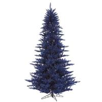 Vickerman 3' x 25" Navy Blue Fir Tree