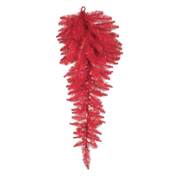 36" Artificial Red Fir Teardrop