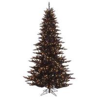 Vickerman 3' x 25" Black Fir Tree with 100 LED Lights
