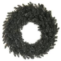 Vickerman 24" Artificial Black Fir Wreath