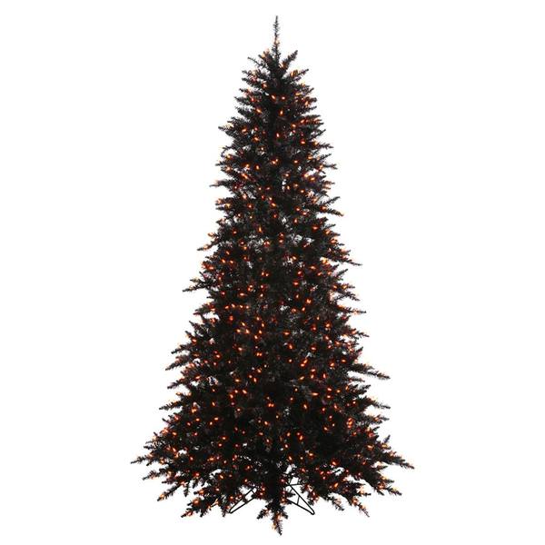 9' x 64" Black Fir 1000 Orange LED Lights