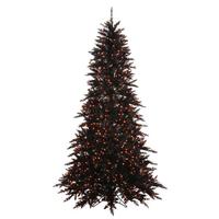 Vickerman 9' x 64" Black Fir 1000 Orange LED Lights