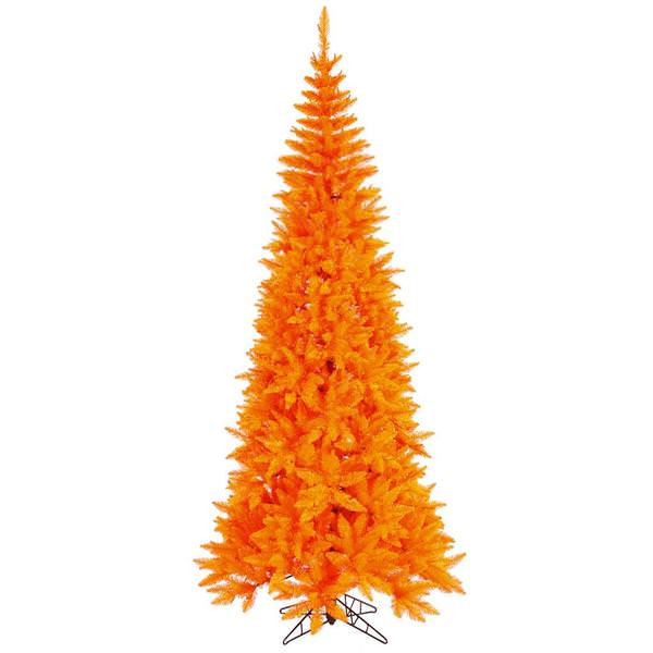 5.5' x 30" Orange Slim Fir Tree