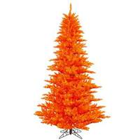 Vickerman 5.5' x 42" Orange Fir Tree with 400 Orange LED Lights