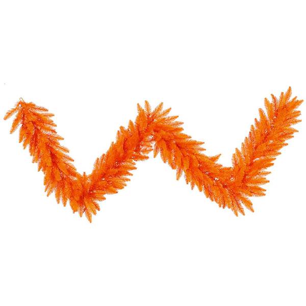 9' Artificial Orange Fir Garland