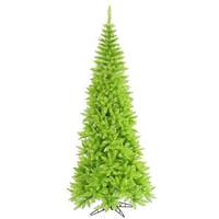 Vickerman 5.5' x 30" Lime Slim Fir Tree