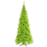 Vickerman 5.5' x 30" Slim Lime Tree with 300 Lime LED Lights