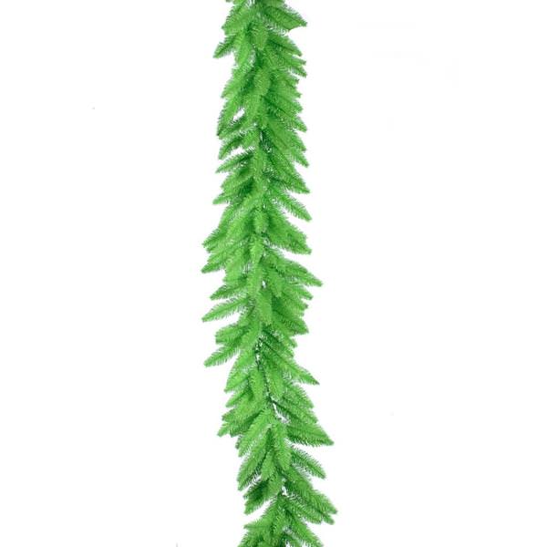 9' x 14" Artificial Lime Fir Garland