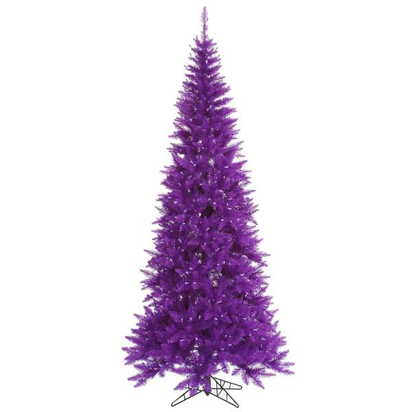 5.5' x 30" Purple Slim Fir Tree