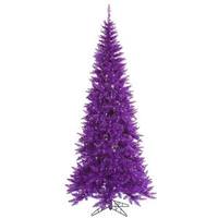 Vickerman 5.5' x 30" Purple Slim Fir Tree