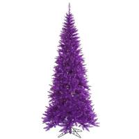 Vickerman 9' x 46" Purple Slim Fir Tree