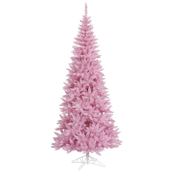 6.5' x 34" Pink Slim Fir Tree