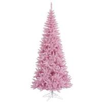 View 6.5' x 34" Pink Slim Fir Tree