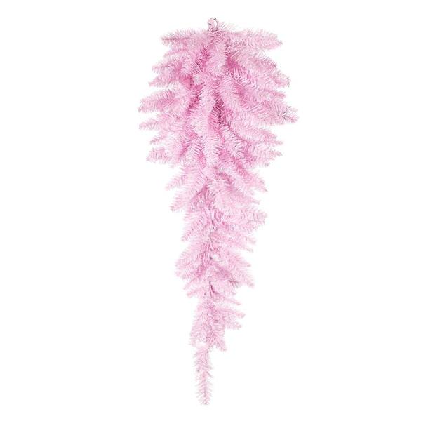 36" Artificial Pink Fir Teardrop