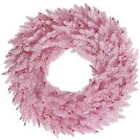 Vickerman 24" Artificial Pink Fir Wreath