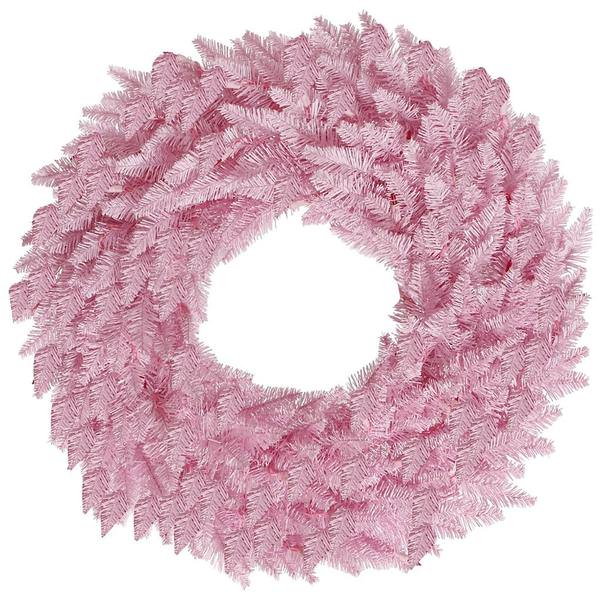 30" Artificial Pink Fir Wreath