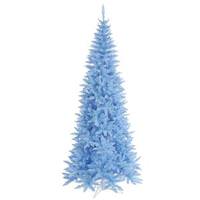 Vickerman 5.5' x 30" Sky Blue Slim Fir Tree