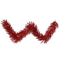 View 9' Artificial Red Fir Garland