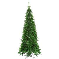 Vickerman 5.5' x 30" Tinsel Green Slim Fir Tree