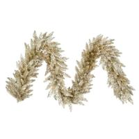Vickerman 9' x 14" Artificial Champagne Garland
